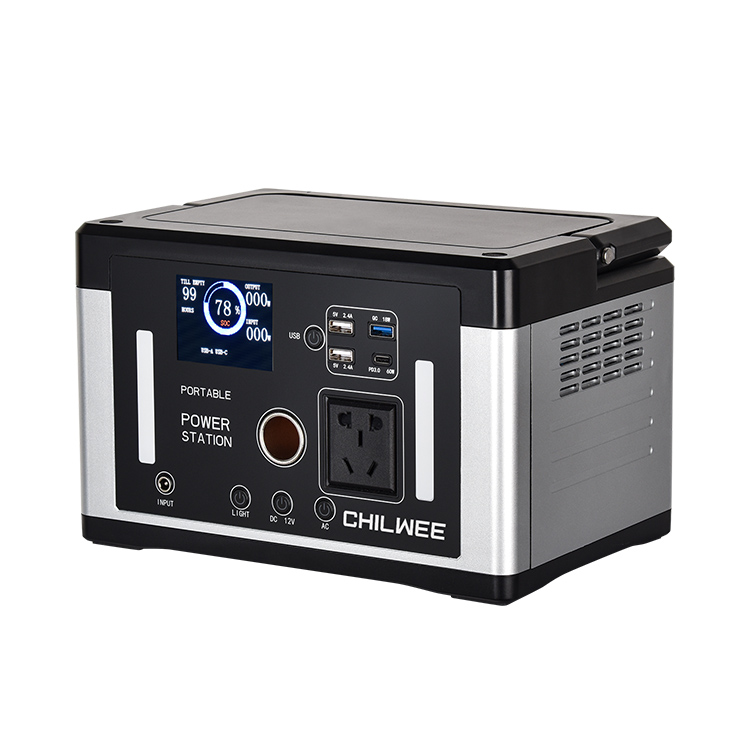 700W Smart Portable Power Station pou chaje ekleraj
